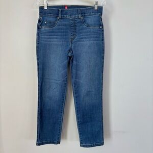 Spanx Straight Leg Pull On Jeans Size M